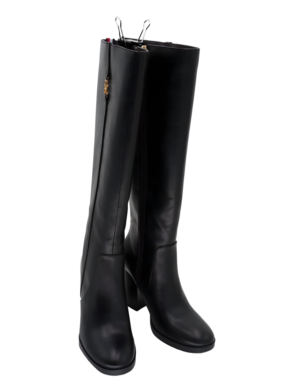 Tommy Hilfiger Ursy Black Knee High Boots Size 7M